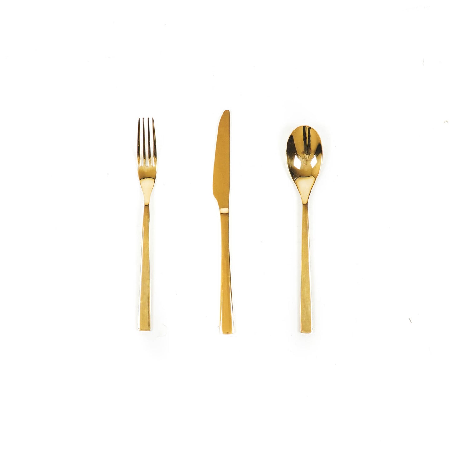 HV Cutlery Stainless steel - Gold - set of 12