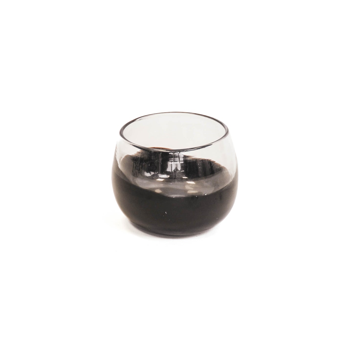 HV Glass Tealight holder - Dipdye - 11x11x8,5 cm
