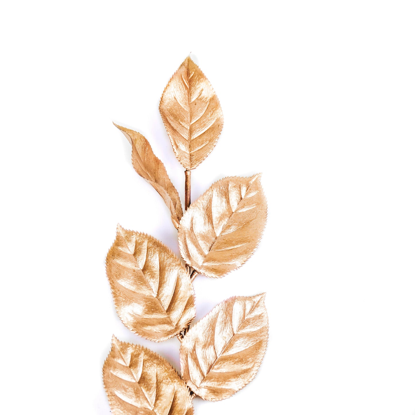 HV Golden Branch with leafs - 12 x 57 cm - Polysterene