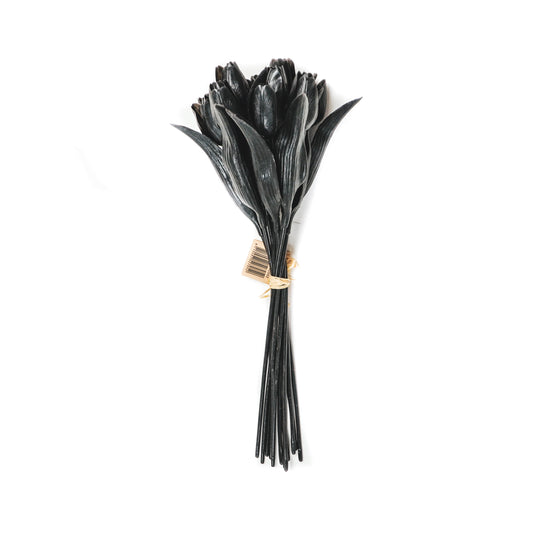HV 12 Black Tulips - 20x40 cm - Polysterene