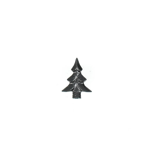 Housevitamin Candle Pins - Xmas Tree - Black - Set of 2 - 5x4x3cm