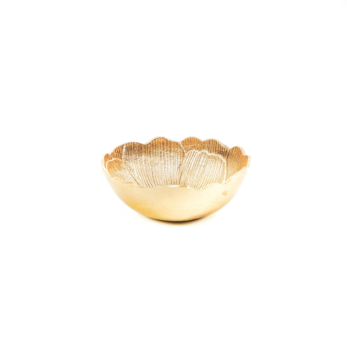 HV Golden Flower Bowl - 22x22x9 cm
