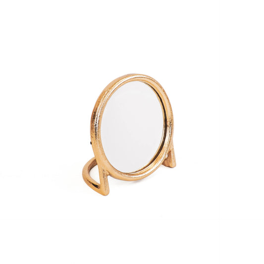 HV Make up mirror-Golden- 21x12x20cm