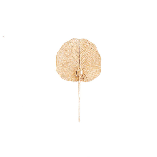 Housevitamin Candle holder Lily Leaf - Gold - 23x8x47cm