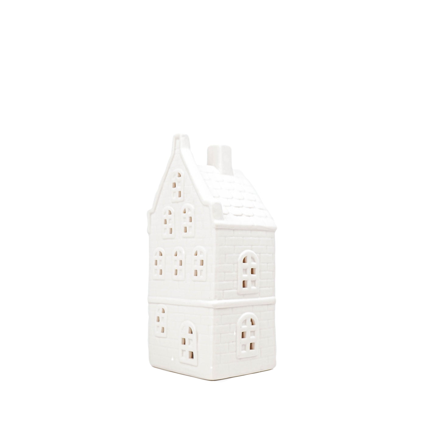 Housevitamin Amsterdam Canal House Ledlamp - 8x8x18 cm - White