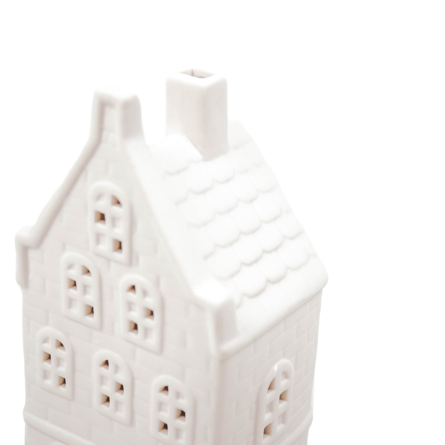 Housevitamin Amsterdam Canal House Ledlamp - 8x8x18 cm - White