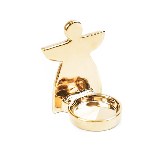 Housevitamin Tealightholder Angel - Gold - 5,5x5,5x9cm