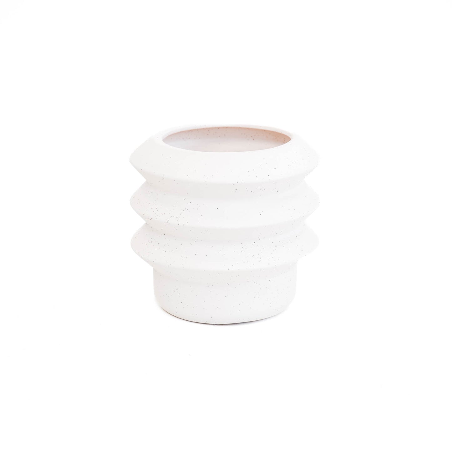 Housevitamin Organic Shape Pot - White - 19x19x17cm