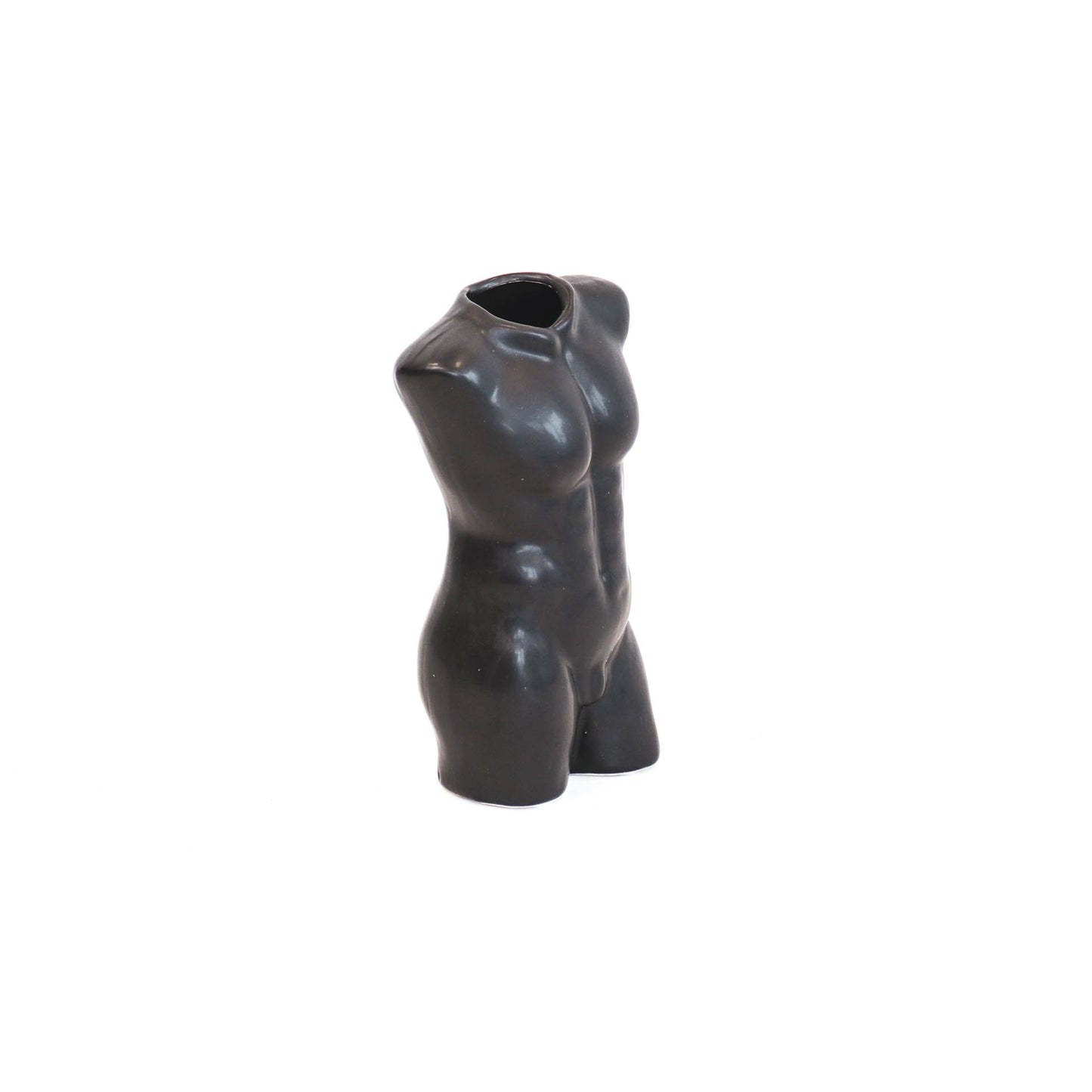 HV Male Body Vase- Black- 15x9x24
