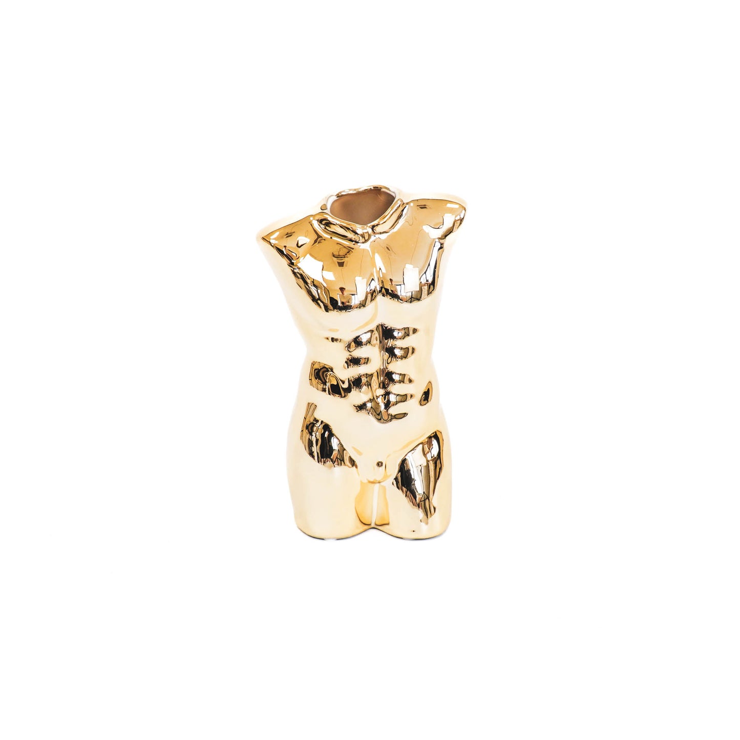 HV Male Body Vase- Gold- 15x9x24