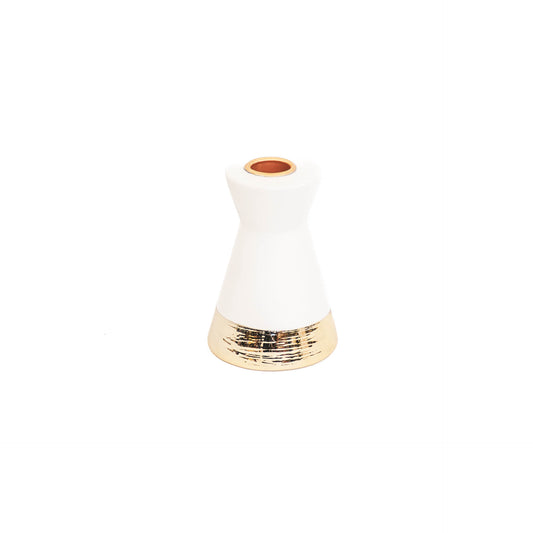 HV Golden Dip Dye Candleholder- 7,5x7,5x10,5