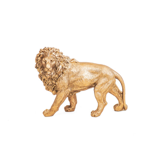 HV Golden Lion- Standing -10x8,5x6cm