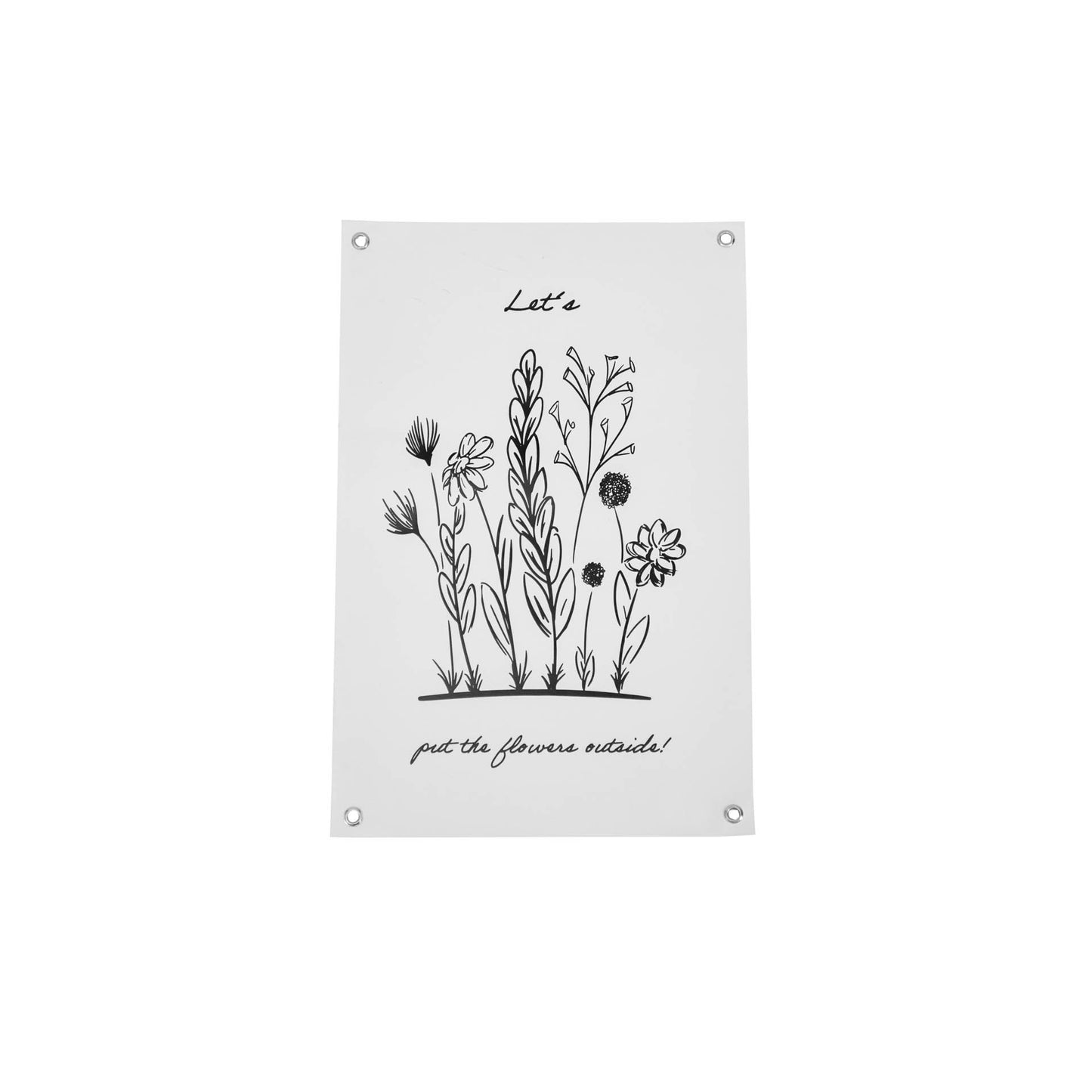 HV Garden  Poster - Flowers outside - 40 x 60 cm