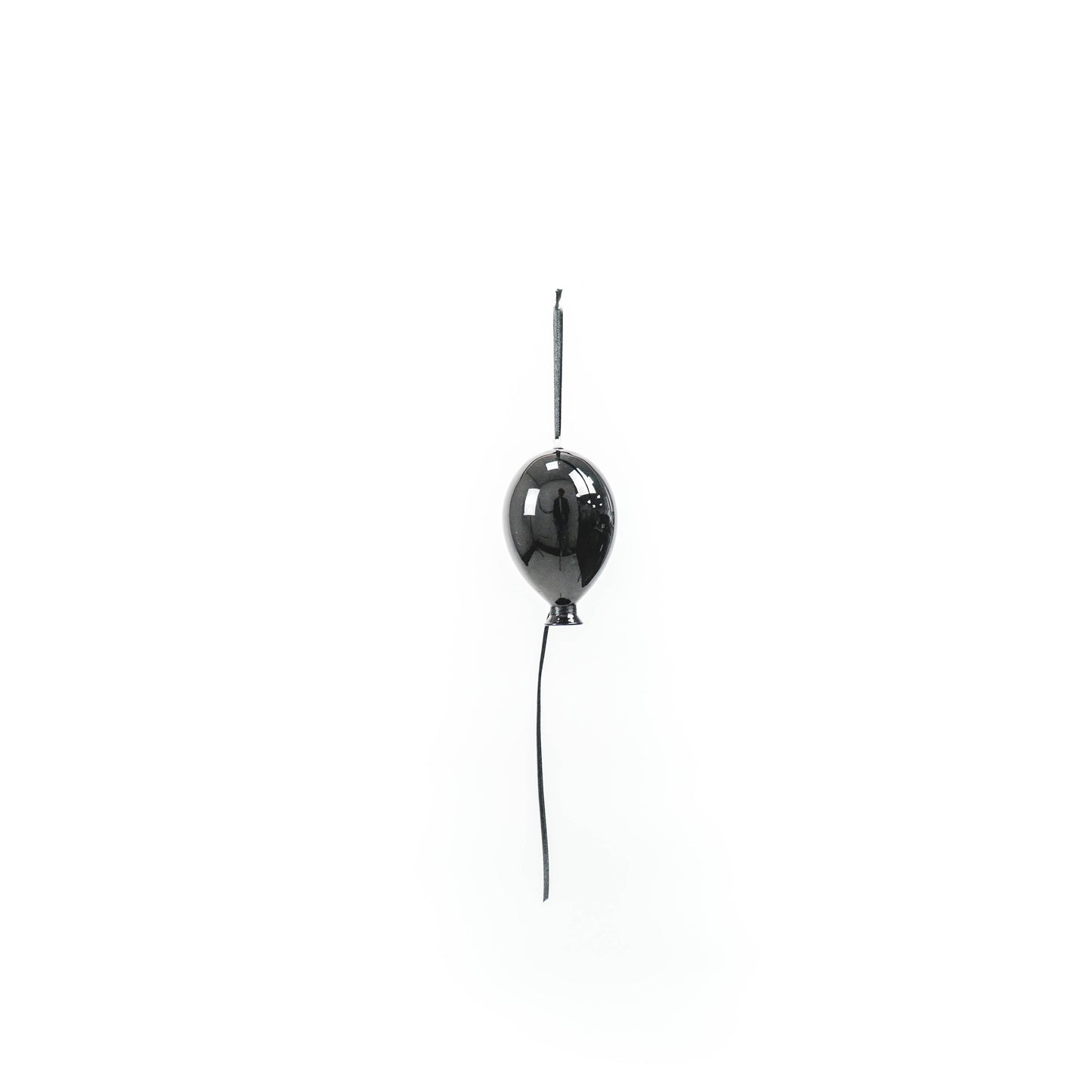 HV Balloonhanger Glass - Black - M - 6.5x10.5cm