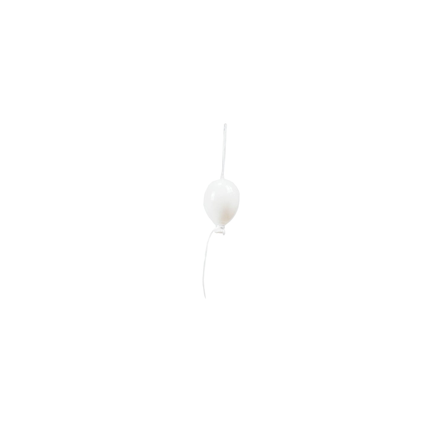 HV Balloonhanger - Glass - White - S - 5x8cm