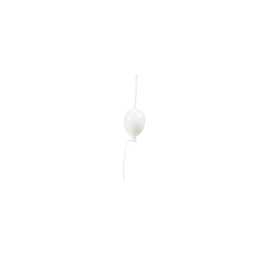 Housevitamin Balloonhanger Glass - White - S - 5x8cm
