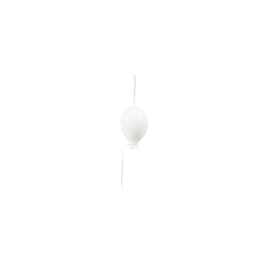 Housevitamin Balloonhanger Glass - White - M - 6.5x10.5cm