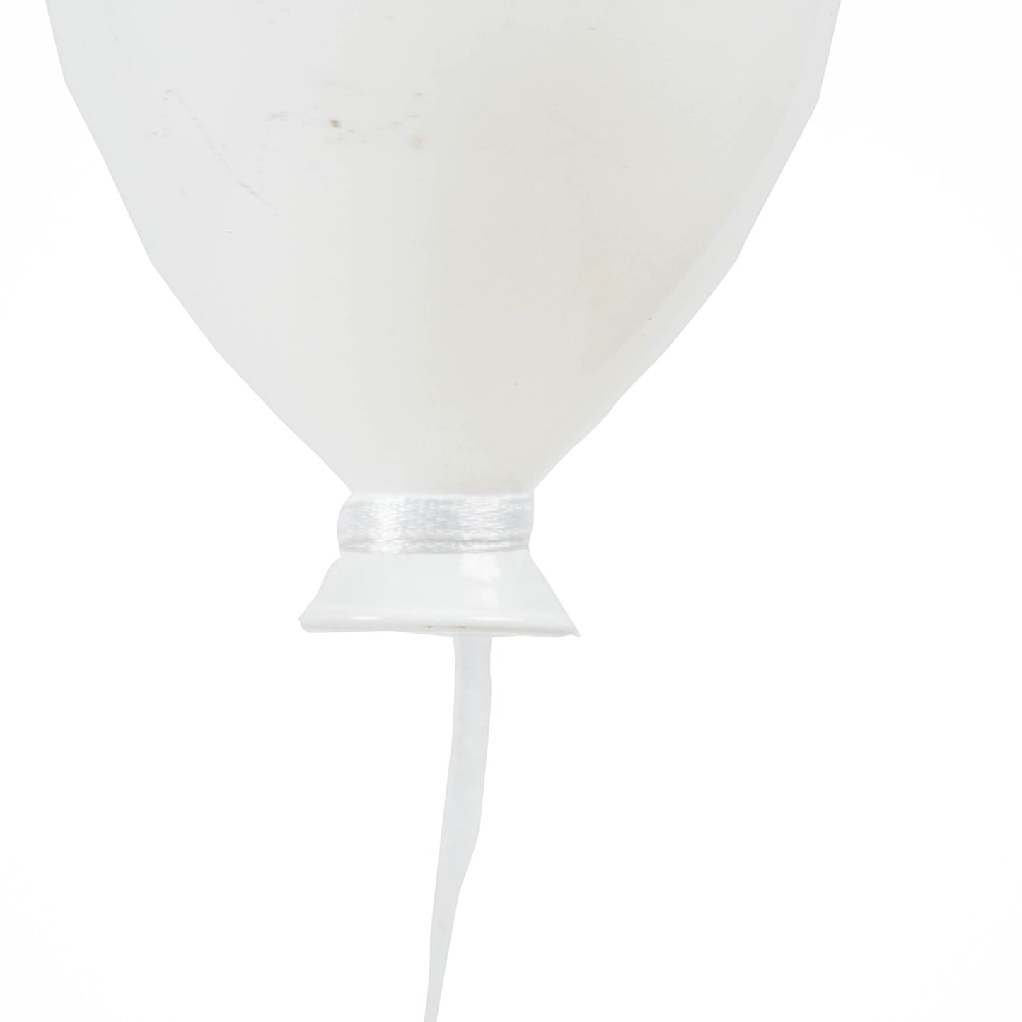 HV Balloonhanger Glass - White - M - 6.5x10.5cm