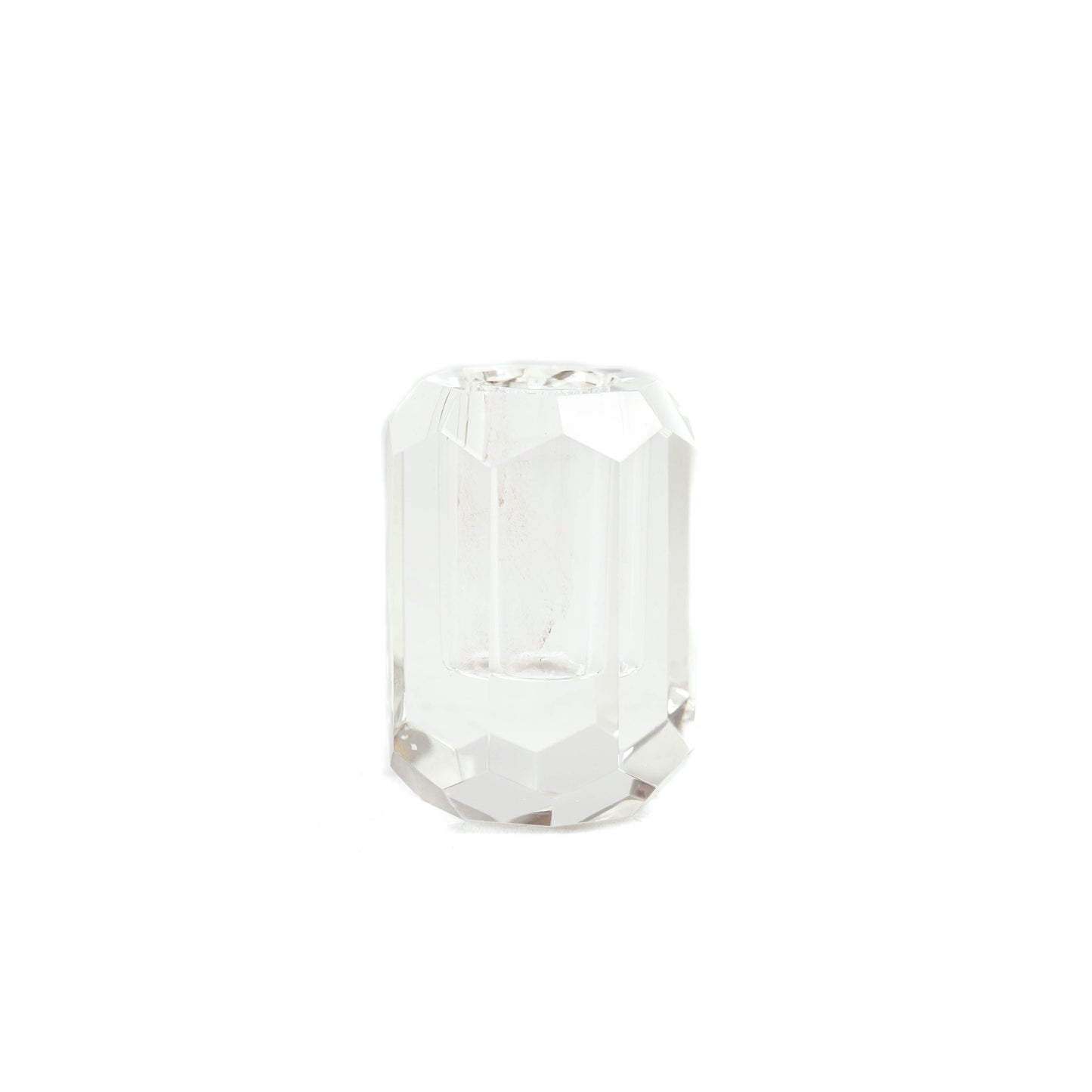HV Crystal Candleholder - 5x5x7cm - Clear