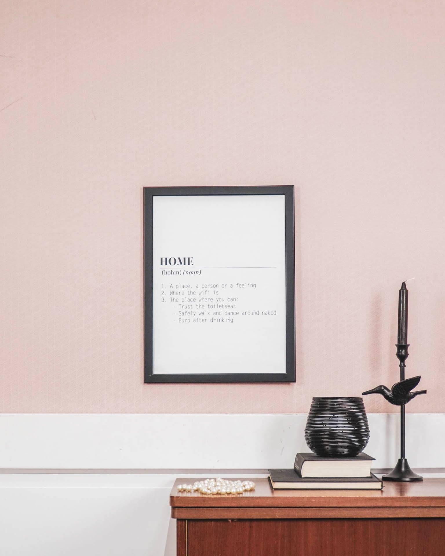Poster - Paper -  Home Dictionary - White - A3