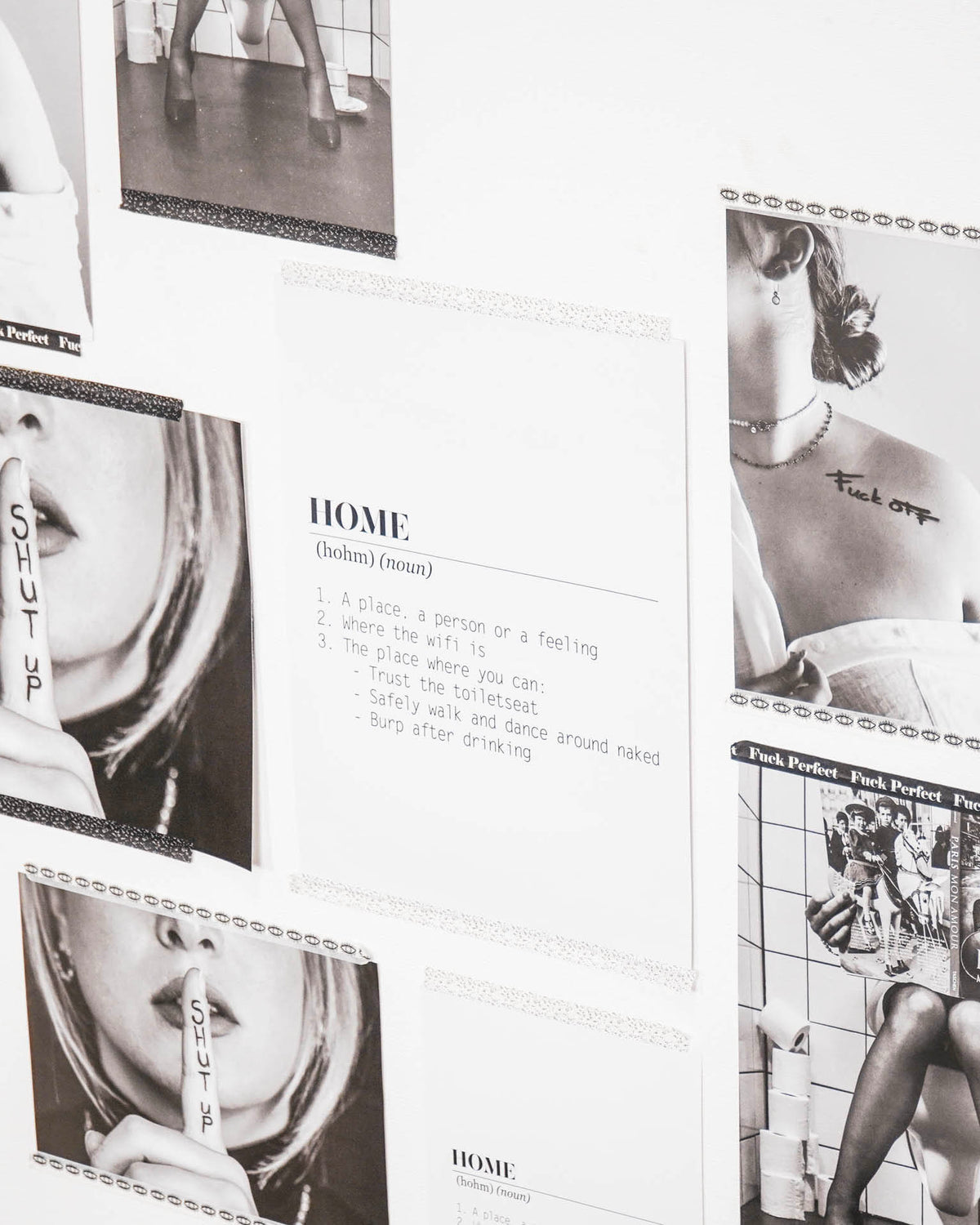 Poster - Paper -  Home Dictionary - White - A3