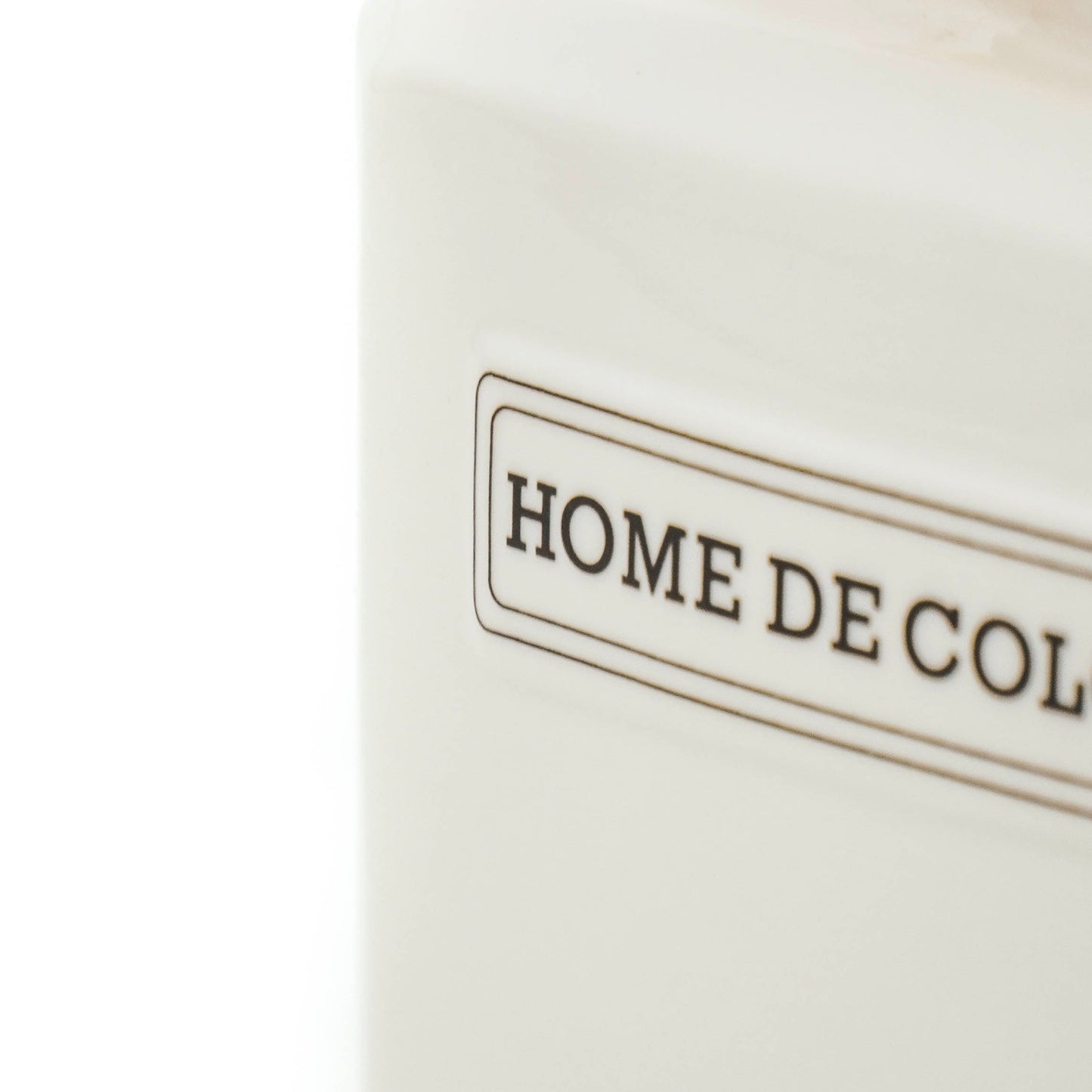 HV Home de Cologne Vase - White/Gold - 14.4x8.8x19.9cm