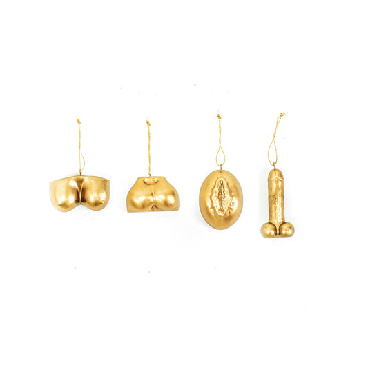 Housevitamin Body Hangers - Gold - Set of 4 - 20,3x10,3x5,5cm